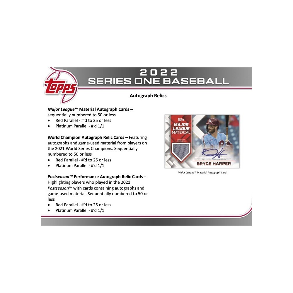 2022 Topps Series 1 Baseball 24 Pack Retail Box | Steel City 