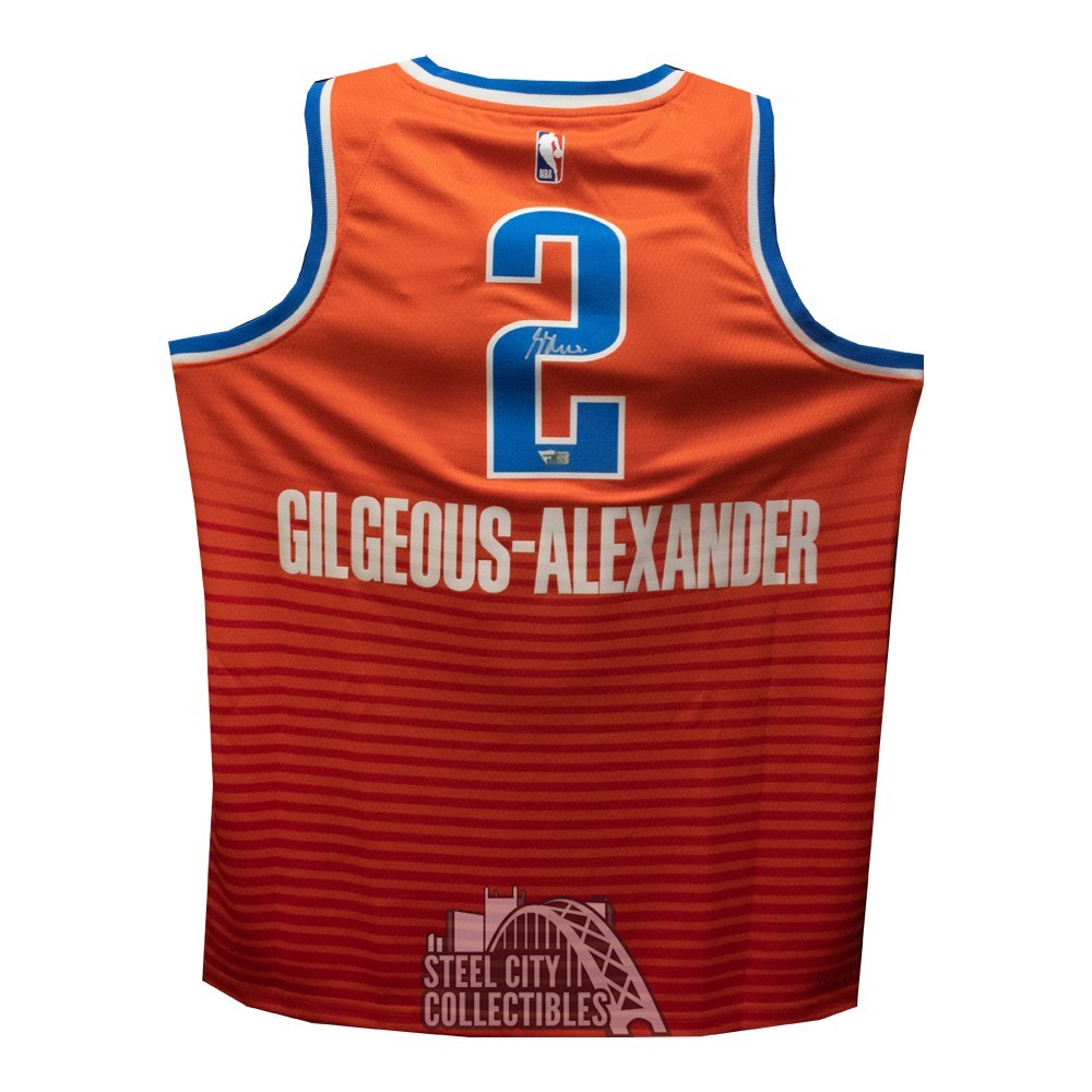 Youth Oklahoma City Thunder Shai Gilgeous-Alexander Nike White 2021/22  Swingman Jersey - City Edition