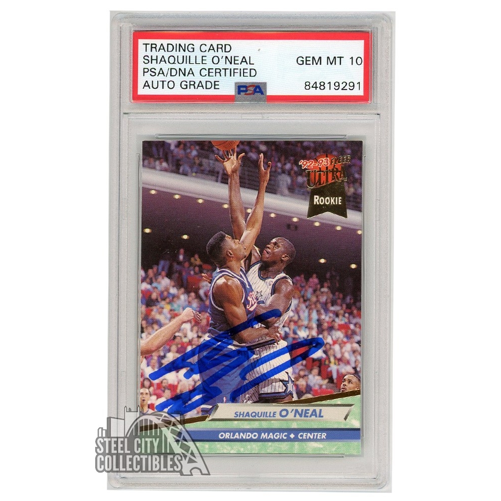 Shaquille O'Neal deals rookie card center of attention