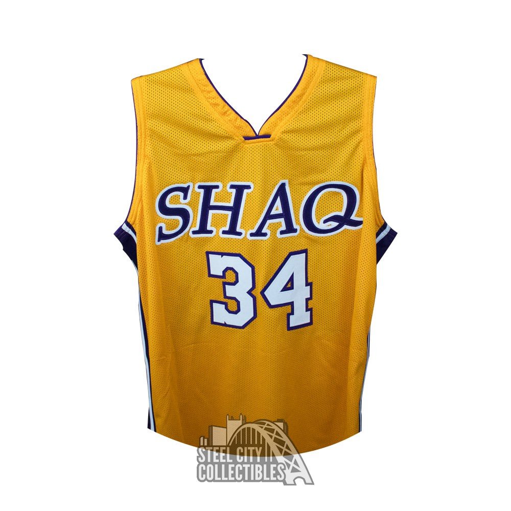 Shaquille O'Neal Autographed Los Angeles Gold Authentic Basketball Jersey - BAS (L)