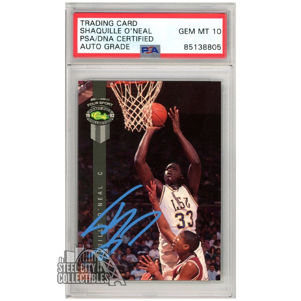 Shaquille o'neal rookie cards and memorabilia deals