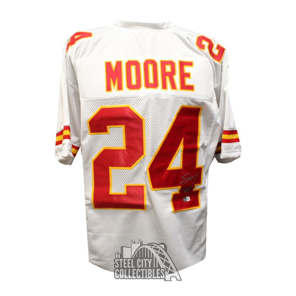 Skyy Moore Autographed Kansas City Custom Red Football Jersey - BAS