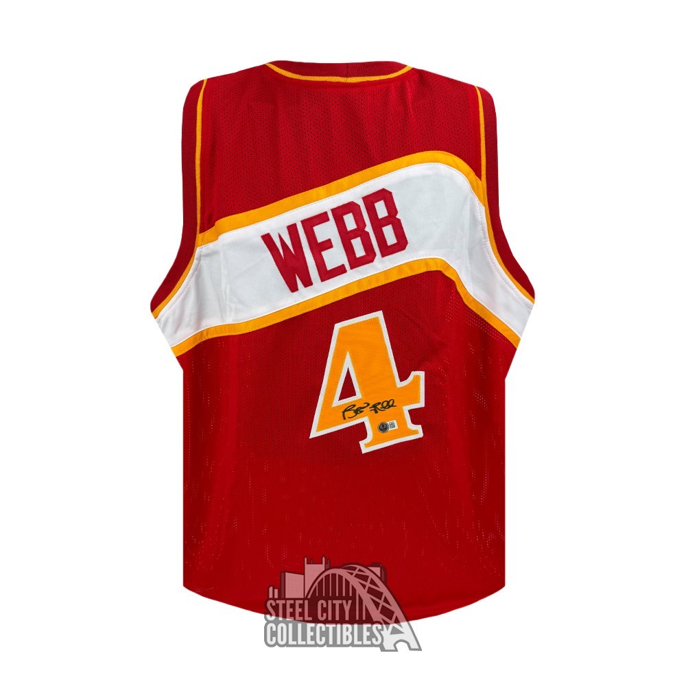 Spud store Webb Autographed Jersey