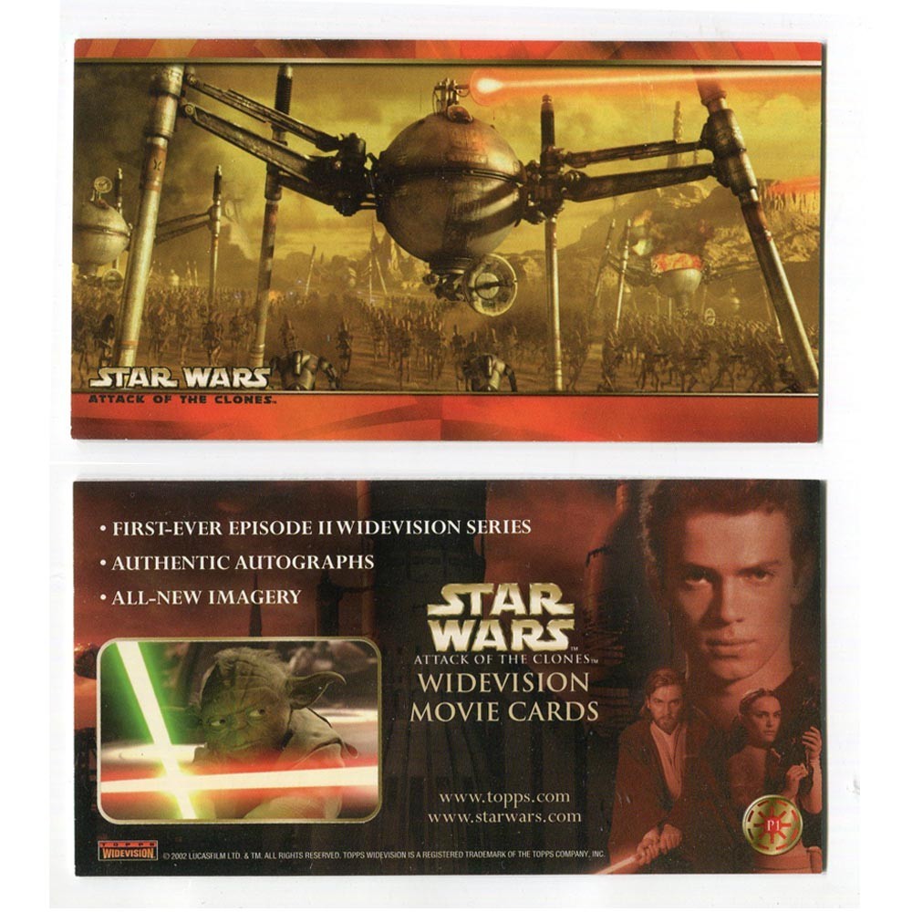 Topps Star Wars deals Attack of the Clones Movie Cards Factory Sealed Box