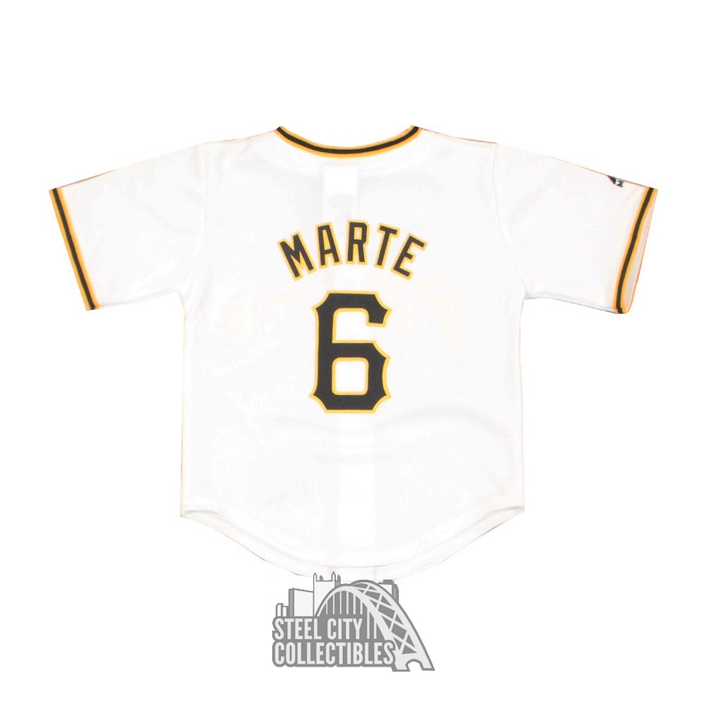 Starling Marte Pittsburgh Pirates Youth Majestic White Baseball