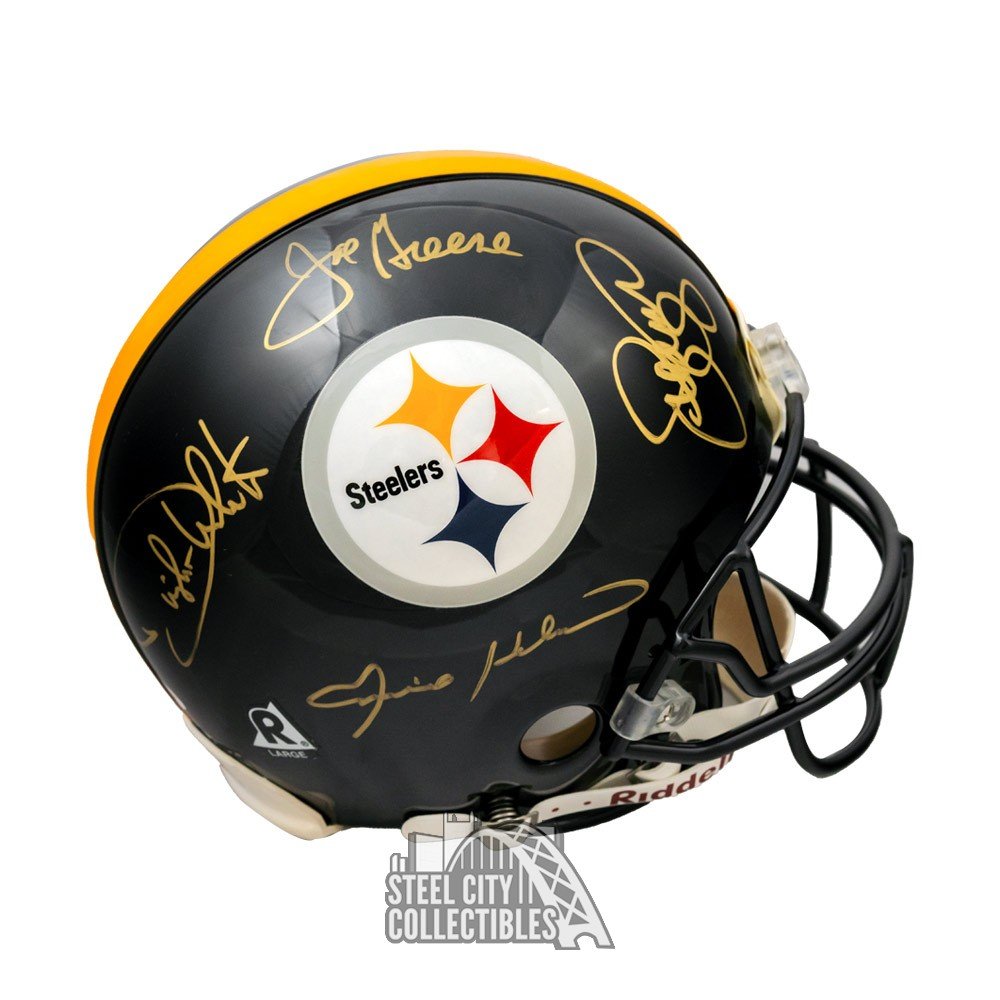 steel curtain signed helmet