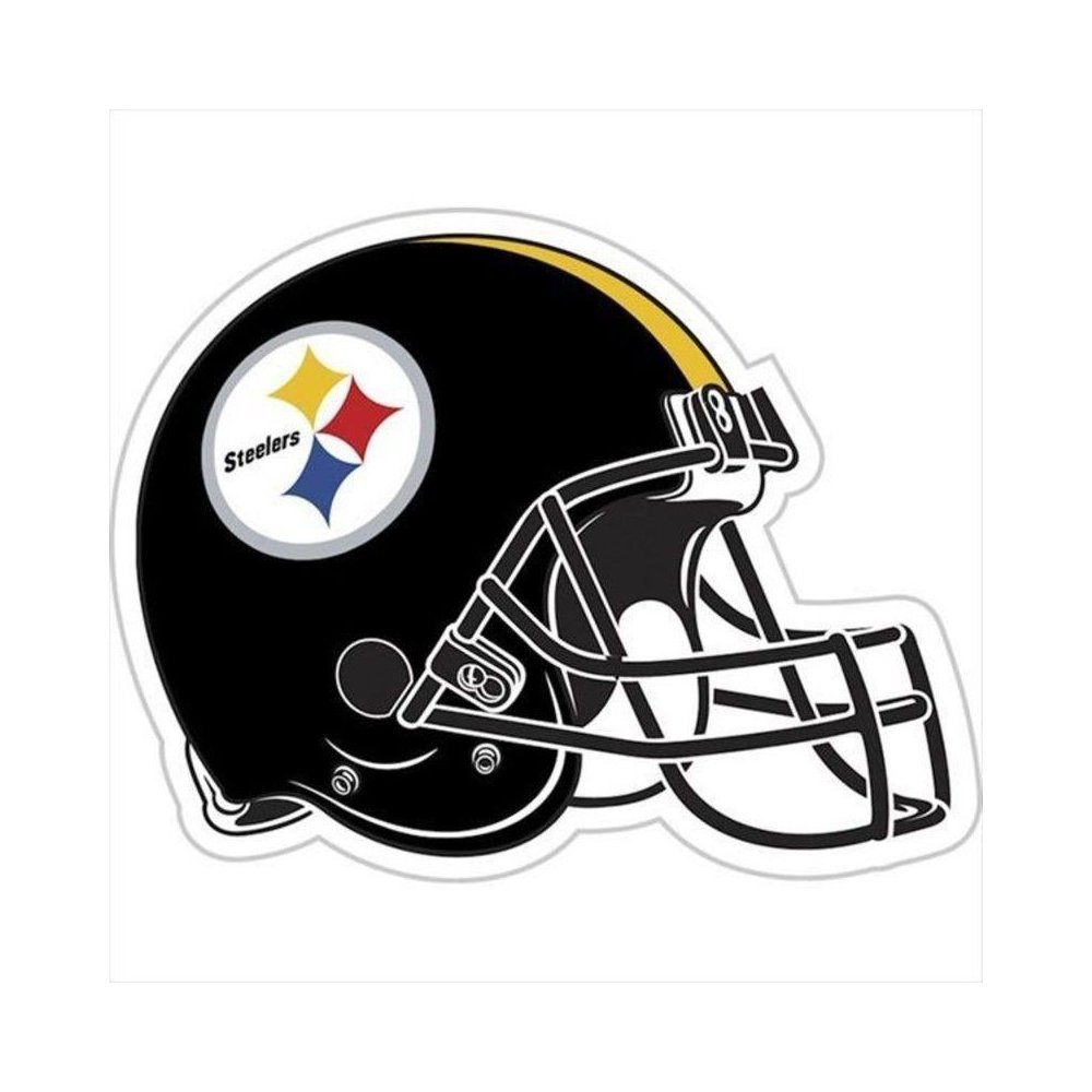 Pittsburgh Steelers NFL Helmet 12' Team Magnet
