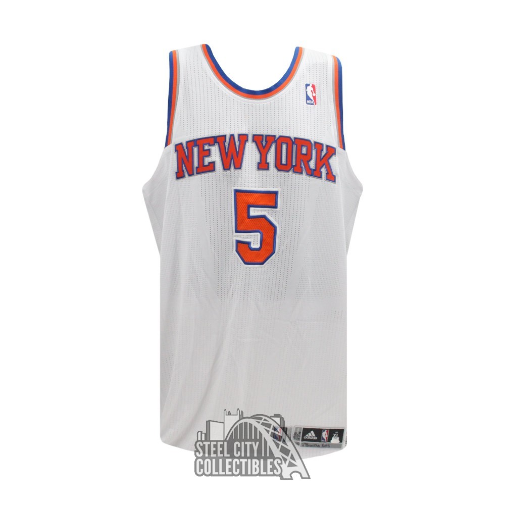 2013-2014 Tim Hardaway Jr Game used New York Adidas Basketball Jersey - Steiner Loa