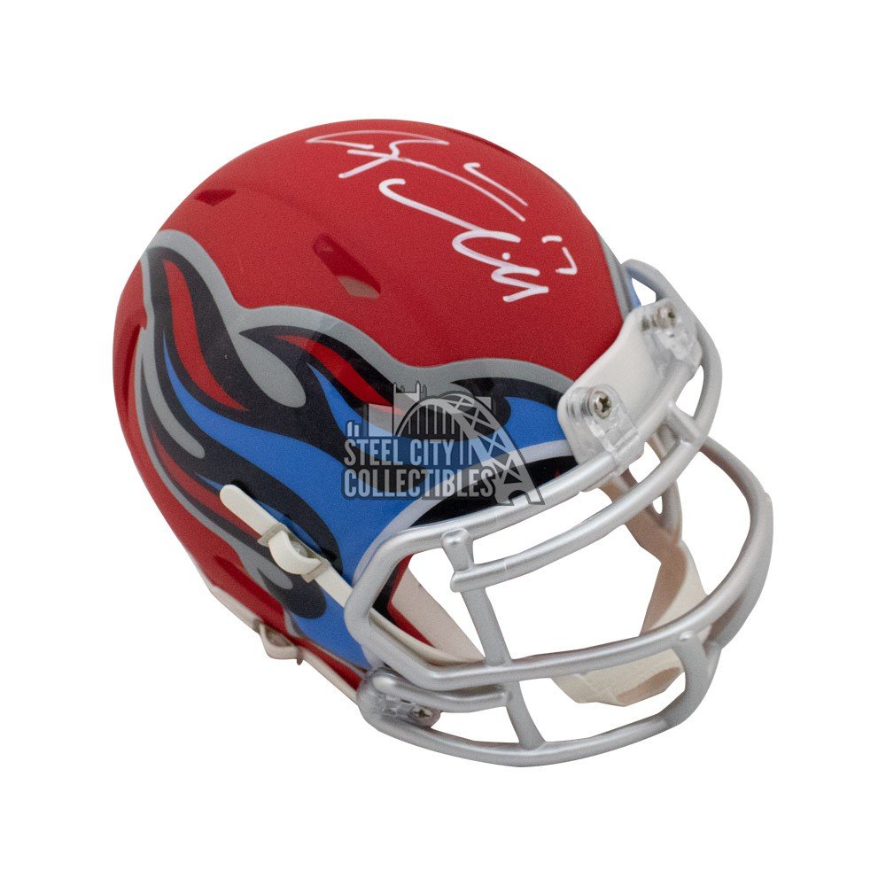 Ryan Tannehill Autographed Signed Titans Lunar Eclipse Mini Football Helmet  - Beckett COA