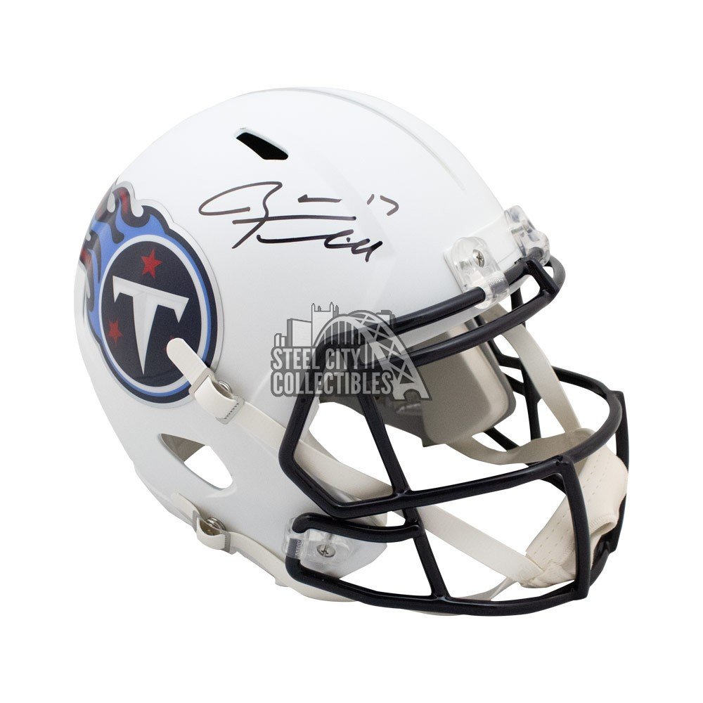 Ryan Tannehill Autographed Signed Titans Lunar Eclipse Mini Football Helmet  - Beckett COA