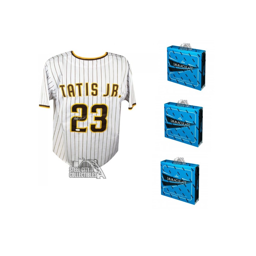 Fernando Tatis Jr Autographed San Diego Custom Pinstripe Baseball Jersey -  JSA COA