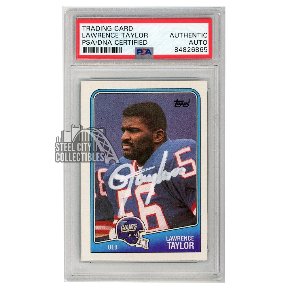 Lawrence Taylor Signed Authentic Autographed Memorabilia