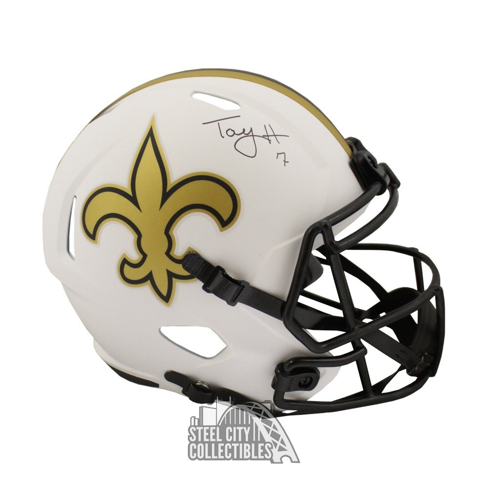 : Taysom Hill Autographed Saints Eclipse Black Full Size