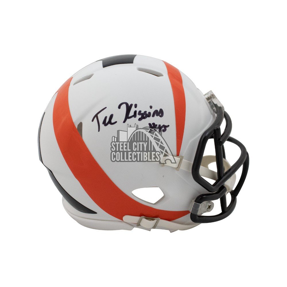 Tee Higgins Autographed CIncinnati Bengals AMP Mini Football Helmet - BAS  COA