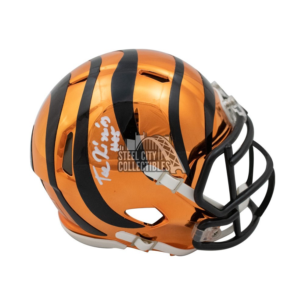 Tee Higgins Autographed Cincinnati Bengals Chrome Mini Football Helmet -  BAS COA