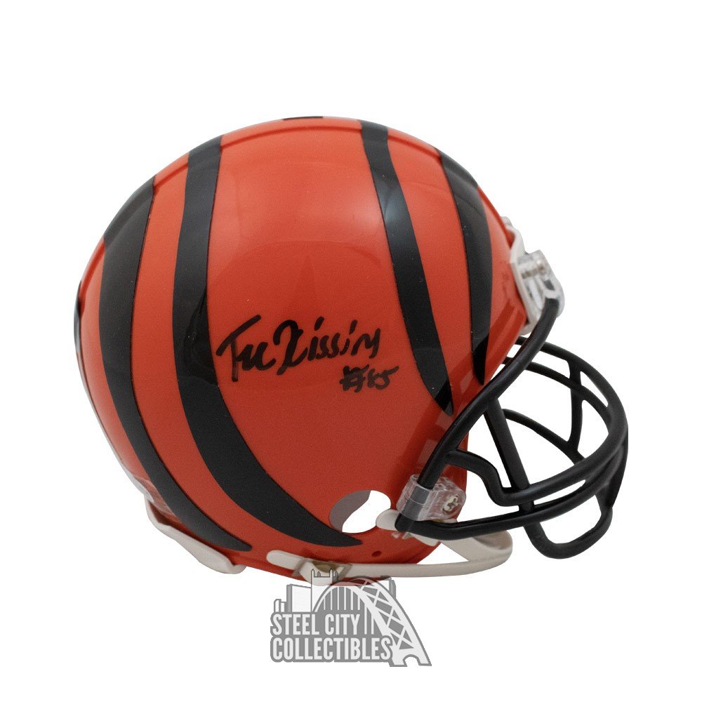 Tee Higgins Autographed Cincinnati Bengals Lunar Eclipse Authentic  Full-Size Football Helmet - BAS (Orange Ink)