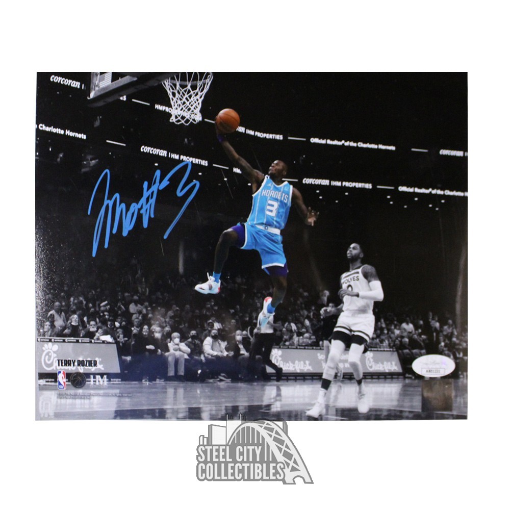 Terry Rozier Autographed Charlotte 8x10 Basketball Photo - JSA (Layup ...