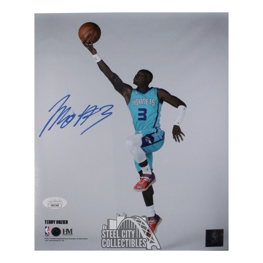 Terry sold Rozier Autographed/Signed Jersey COA Charlotte Hornets