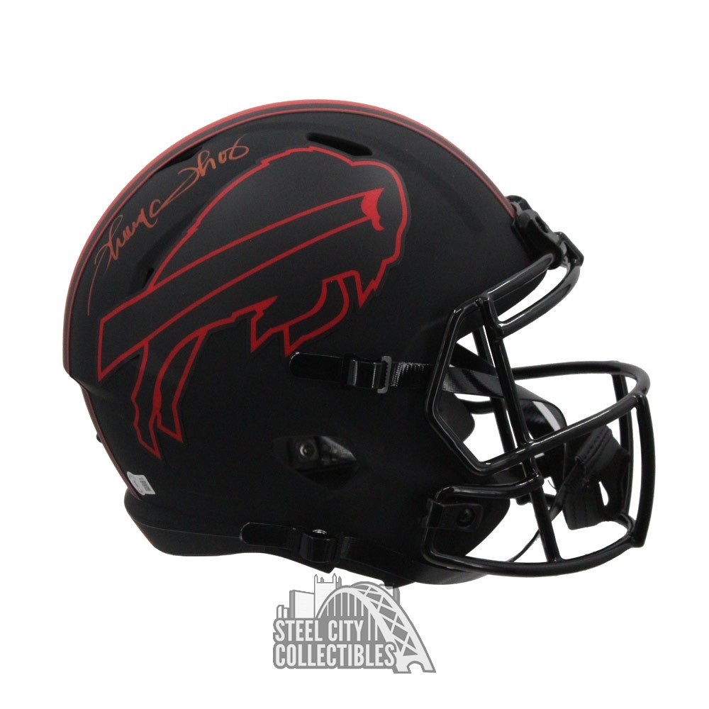 Thurman Thomas Signed Buffalo Bills Speed Flash NFL Mini Helmet