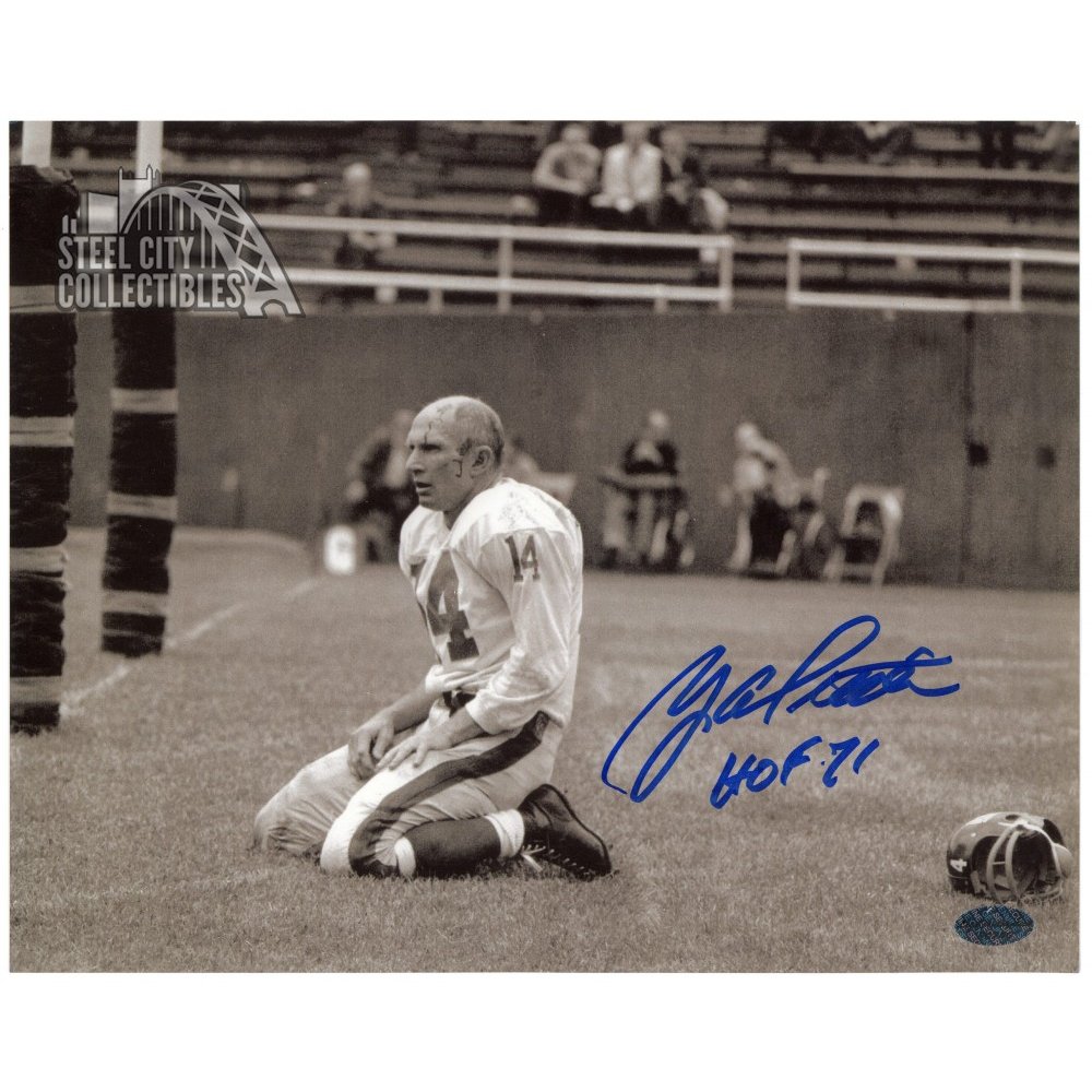 Y.A. Tittle New York Giants Autographed Football