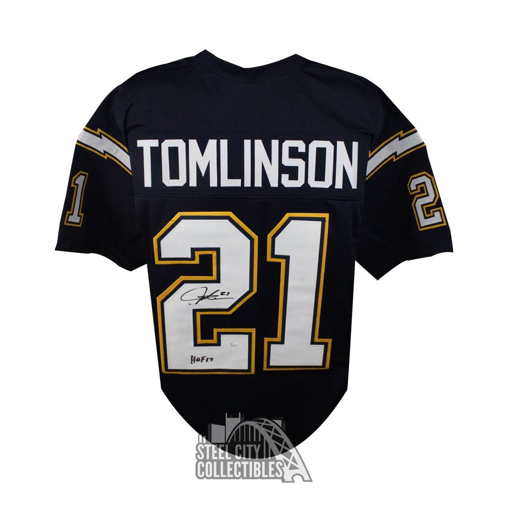 footballcollectible LaDainian Tomlinson Autographed San Diego Chargers Jersey