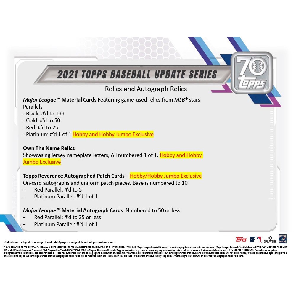 2021 Topps Baseball Japan Edition Checklist, Boxes, Set Details