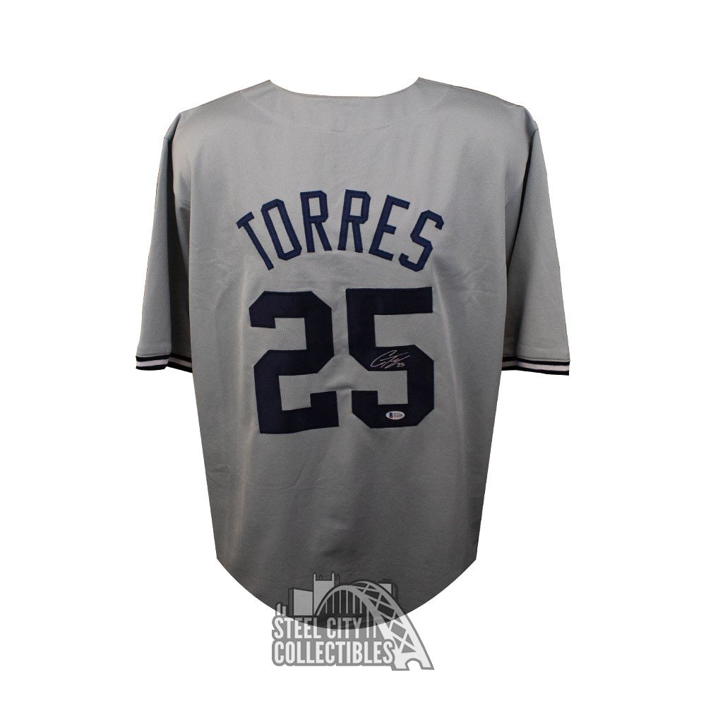Gleyber Torres Autographed Jersey Signed Beckett BAS COA Auto