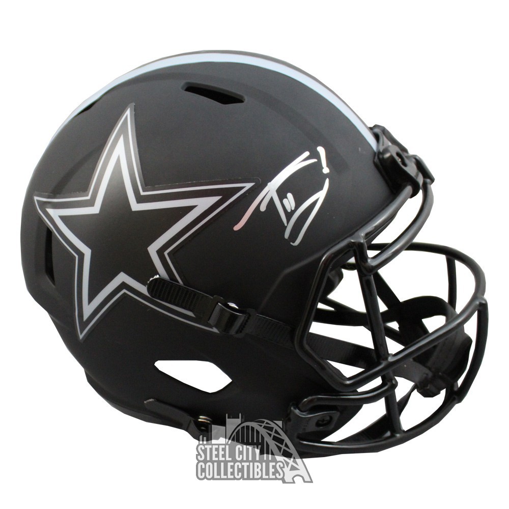 Trevon Diggs Signed Dallas Cowboys Full Size Replica Speed Helmet