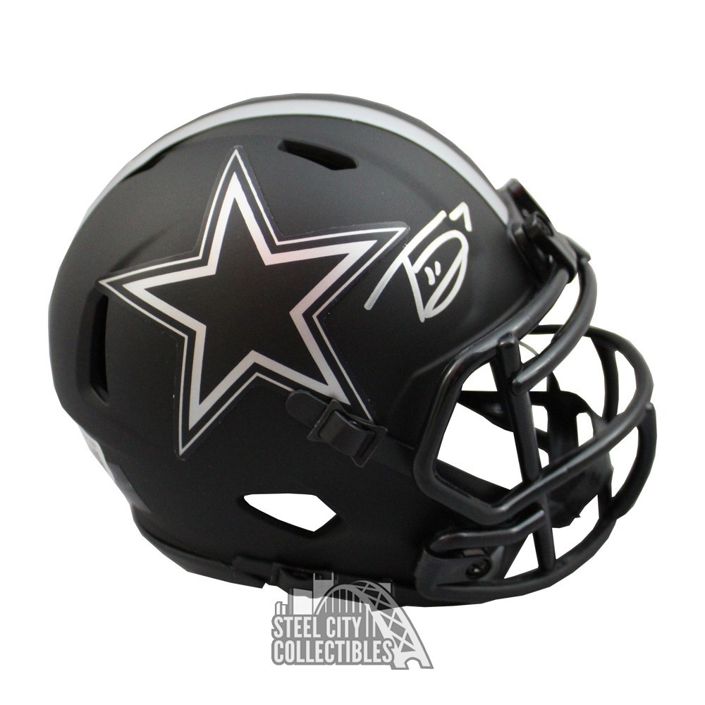 Dallas Cowboys 2020 Black Speed Replica Full Size Football Helmet