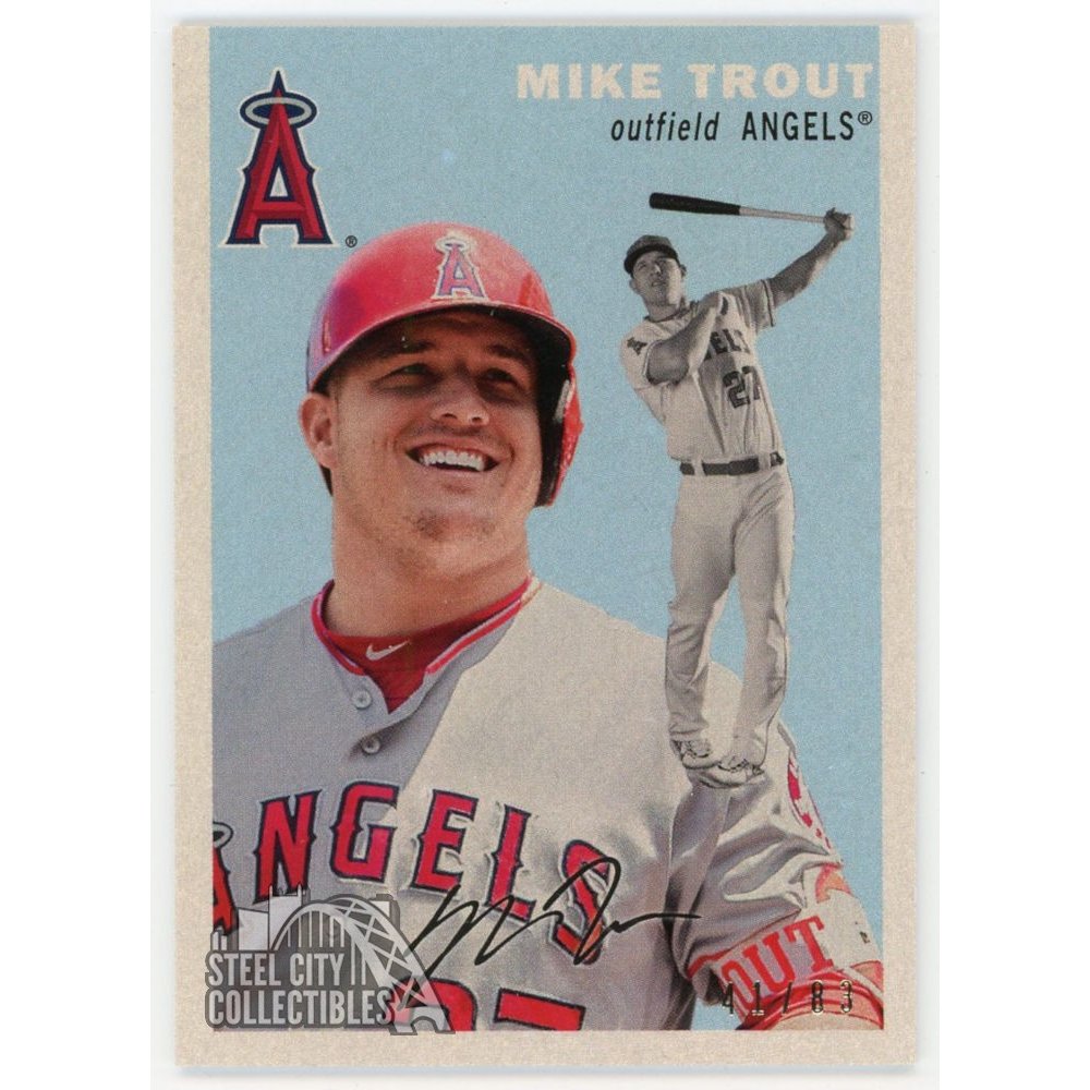 Mike Trout 2018 Topps Transcendent VIP Party Card 1954 Topps 41/83 MT