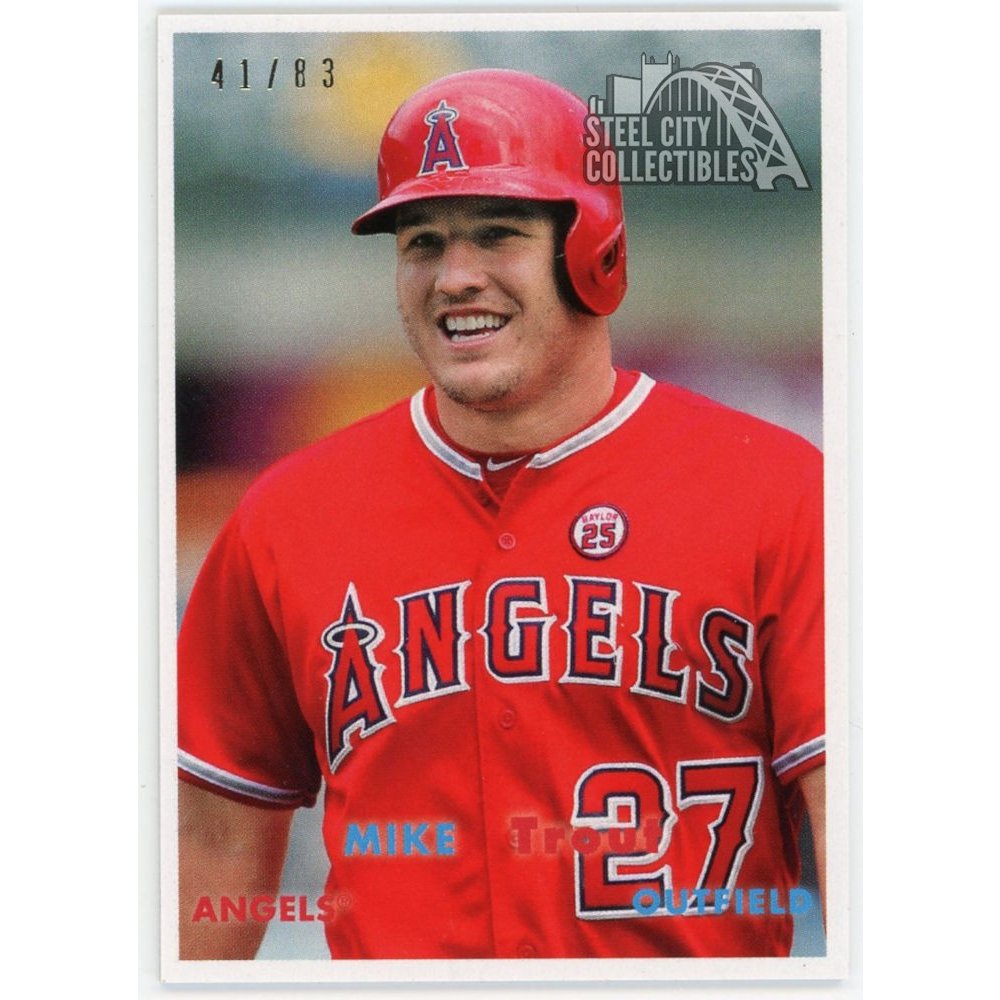 Mike Trout 2018 Topps Transcendent VIP Party Card 1957 Topps 41/83 MT ...