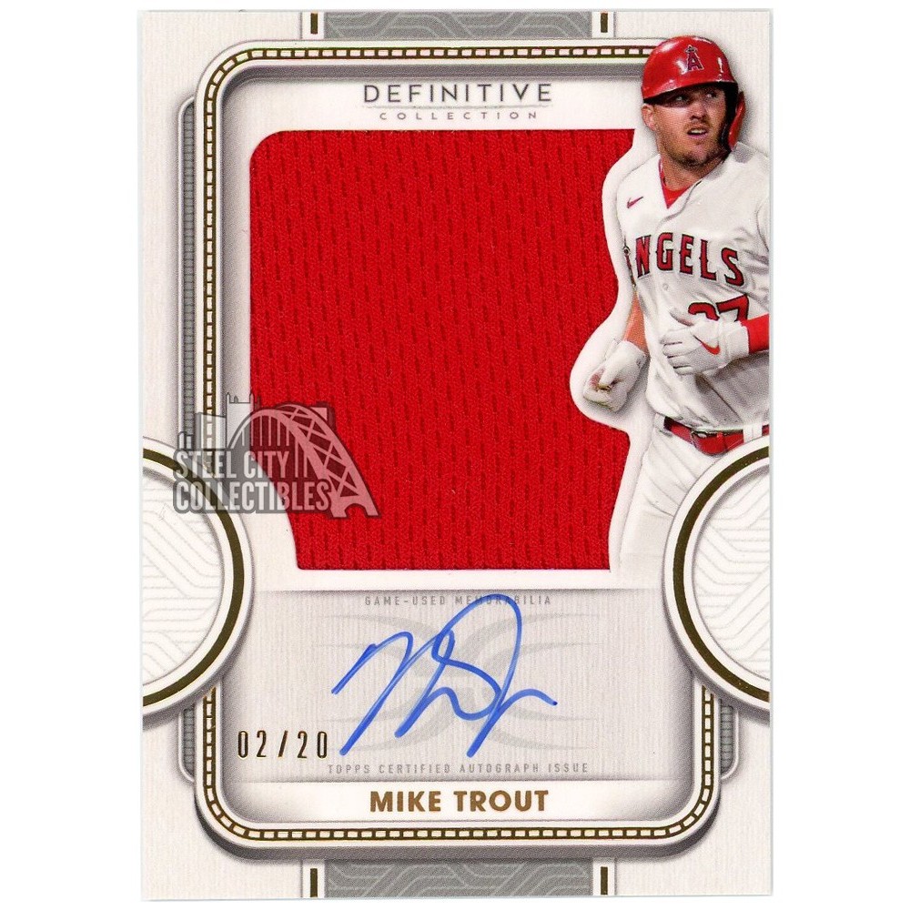 Mike trout jersey card hotsell