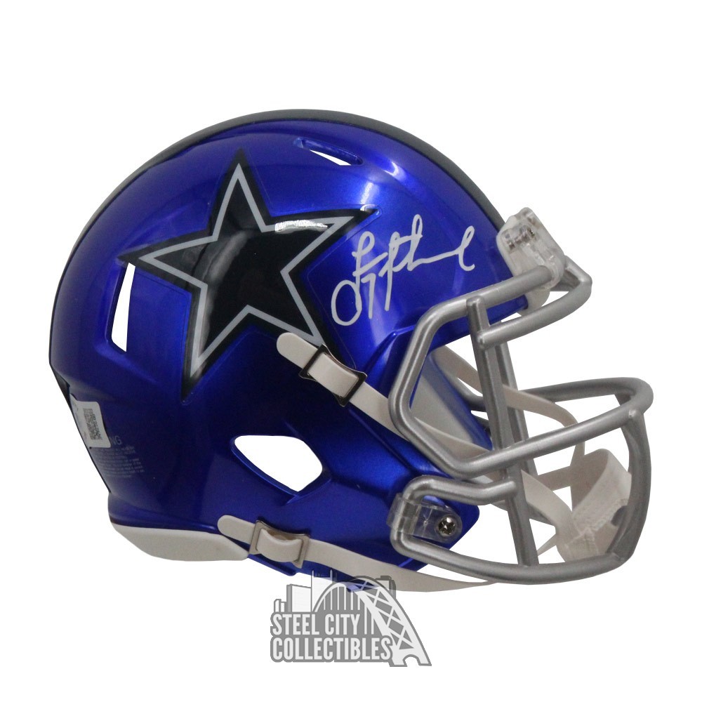 Troy Aikman Autographed Dallas Flash Mini Football Helmet - BAS