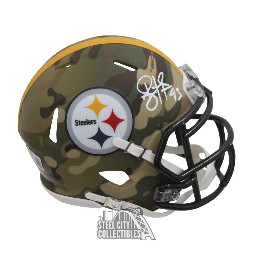 Troy Polamalu Autographed Pittsburgh Steelers Authentic Speed Helmet