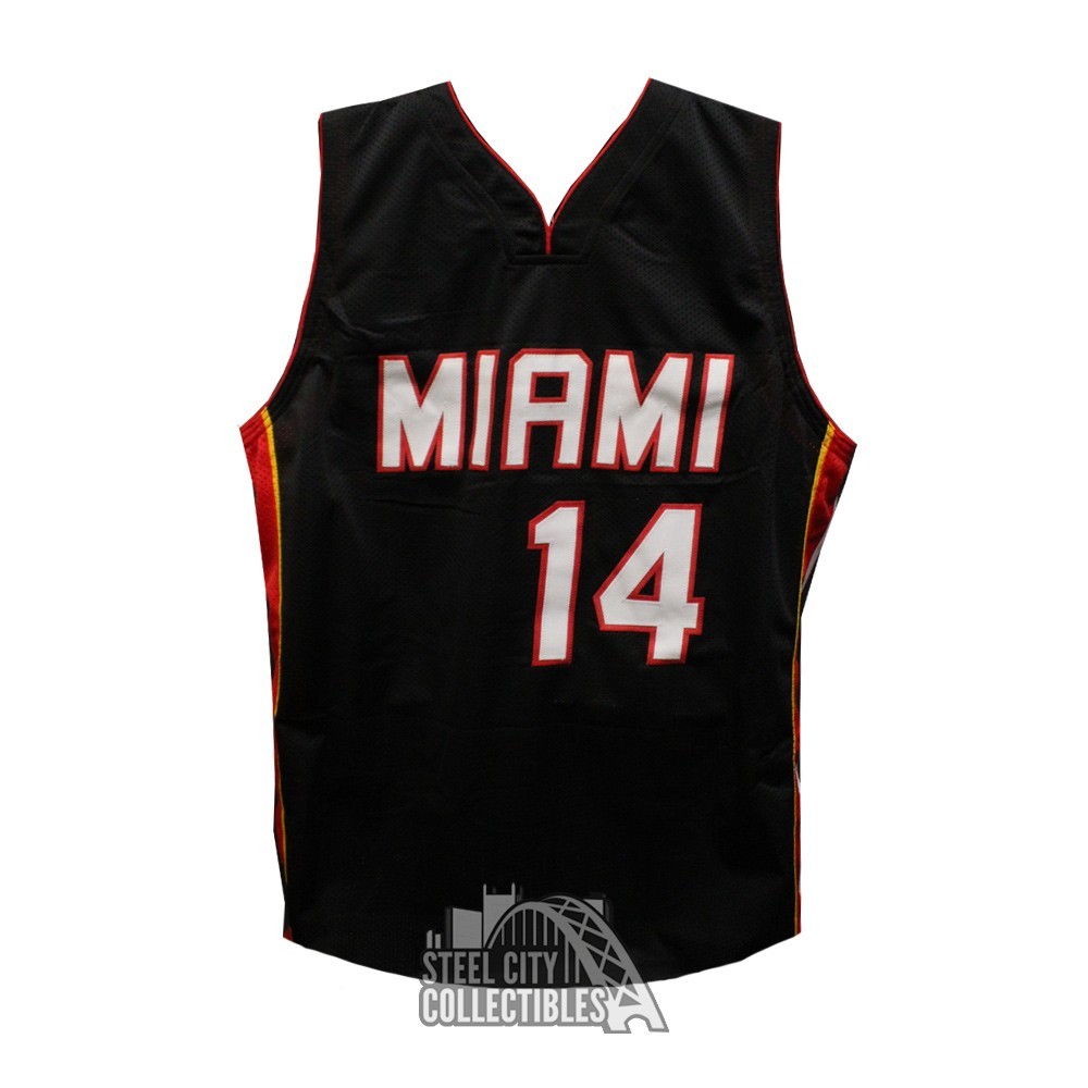 Tyler Herro Autographed Black Licensed Miami Heat Jersey (JSA)