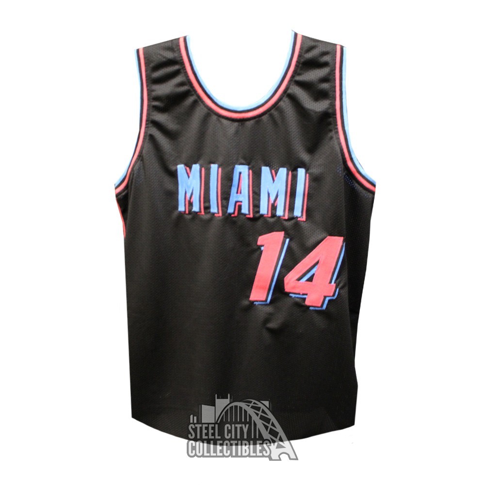 Autographed/Signed Tyler Herro Miami Black Vice City Basketball Jersey –  Super Sports Center