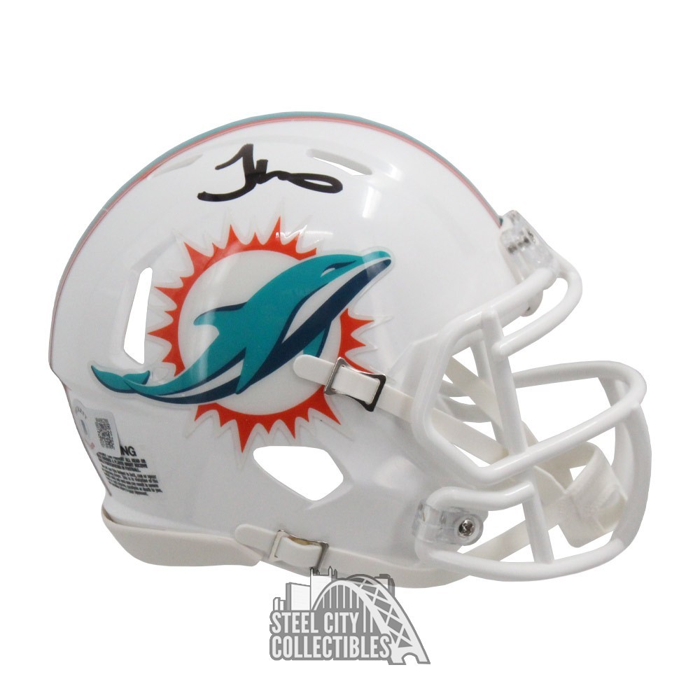 Tyreek Hill Miami Dolphins Autographed Football Speed Mini-Helmet