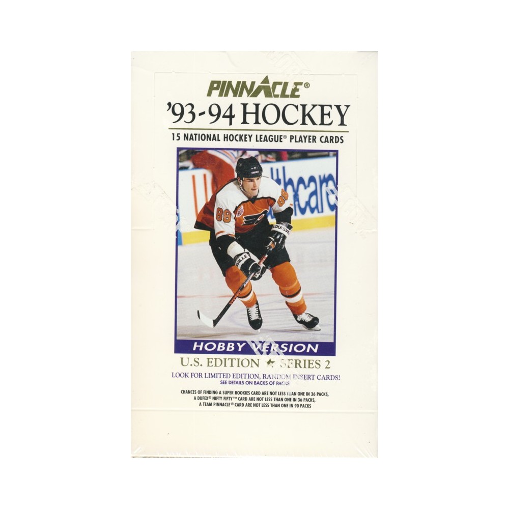 1993-94 Pinnacle Series 2 Hockey US Version Hobby Box | Steel City ...