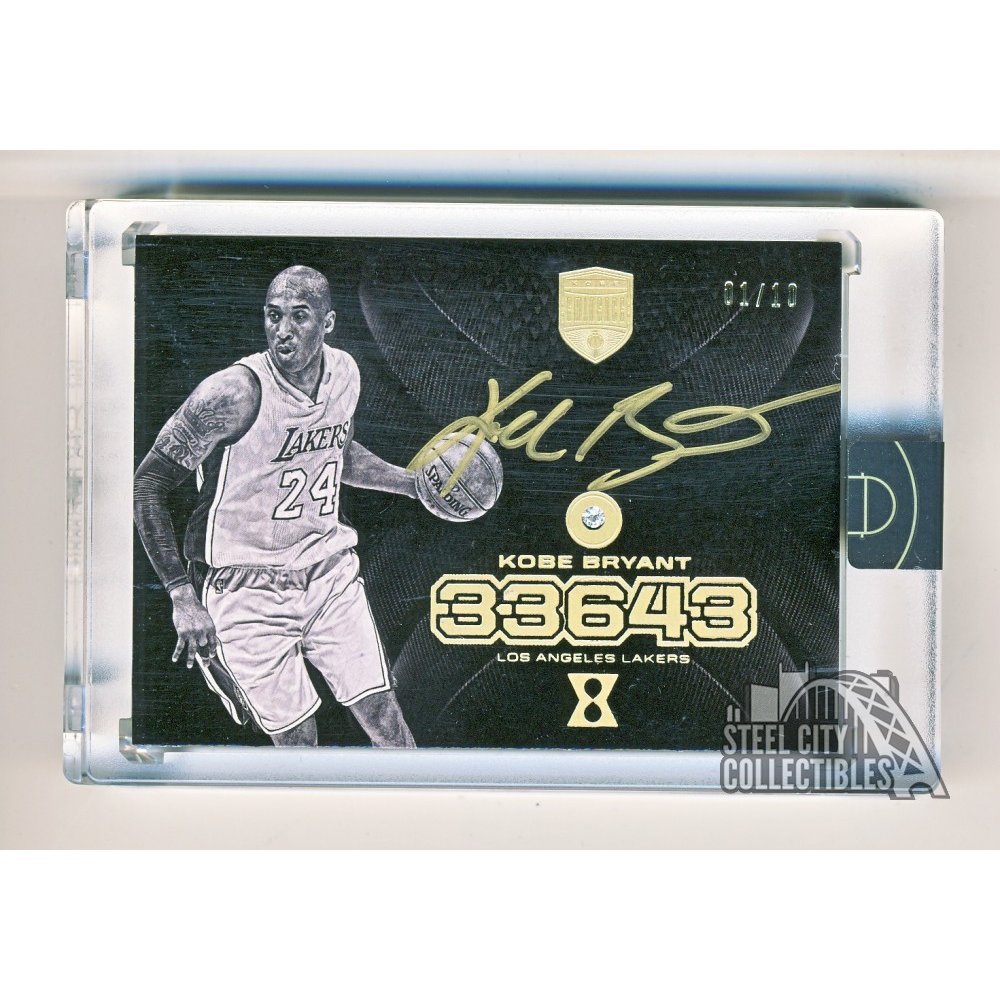 Kobe Bryant 2017 18 Panini Kobe Eminence 33643 Diamond Autograph 0110 Steel City Collectibles 