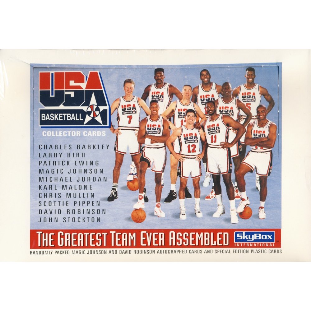 Michael Jordan White USA Basketball Autographed Team USA 1992