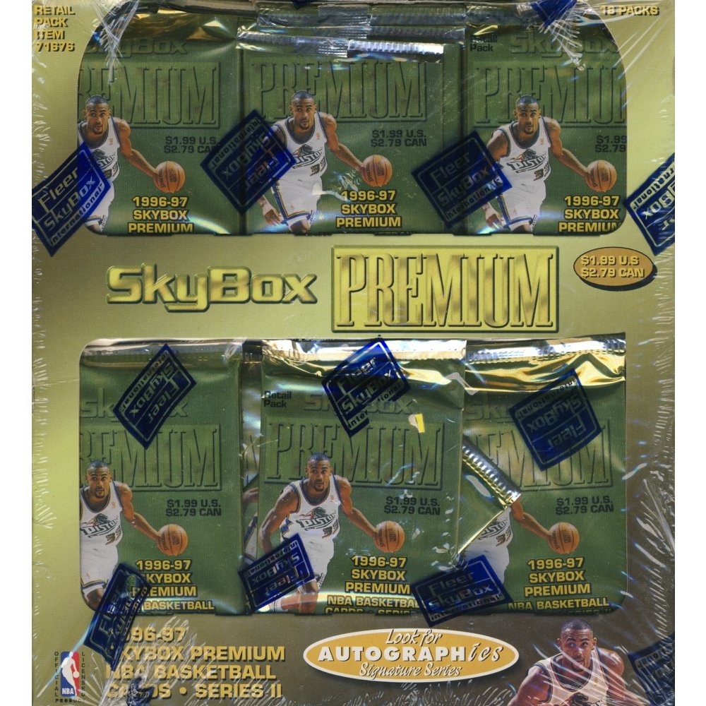 199697 Skybox Premium Series 2 Basketball 18ct Retail Jumbo Box