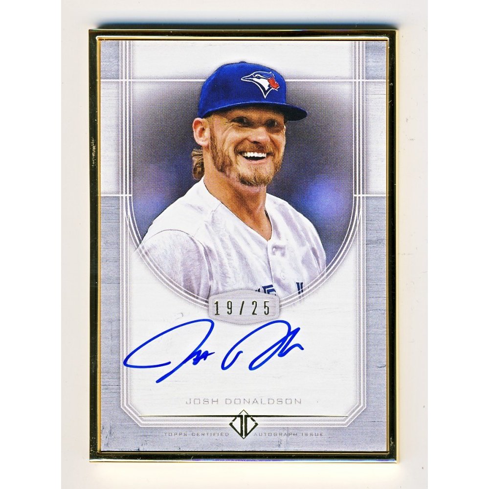 2017 Topps Gallery Printing Plates Black #40 Josh Donaldson - #'d 1/1 -  NM-MT