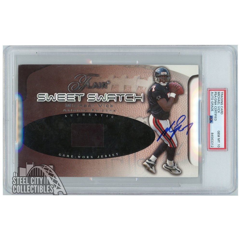 Michael vick hot sale jersey card