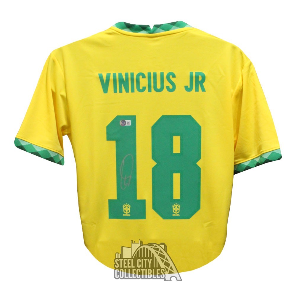 Vinicius Junior Real Madrid Autographed Home adidas Jersey