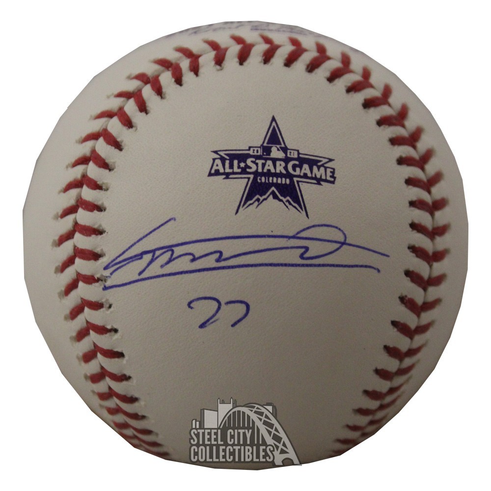 Vladimir Guerrero Jr Autographed Official 2021 All Star Game