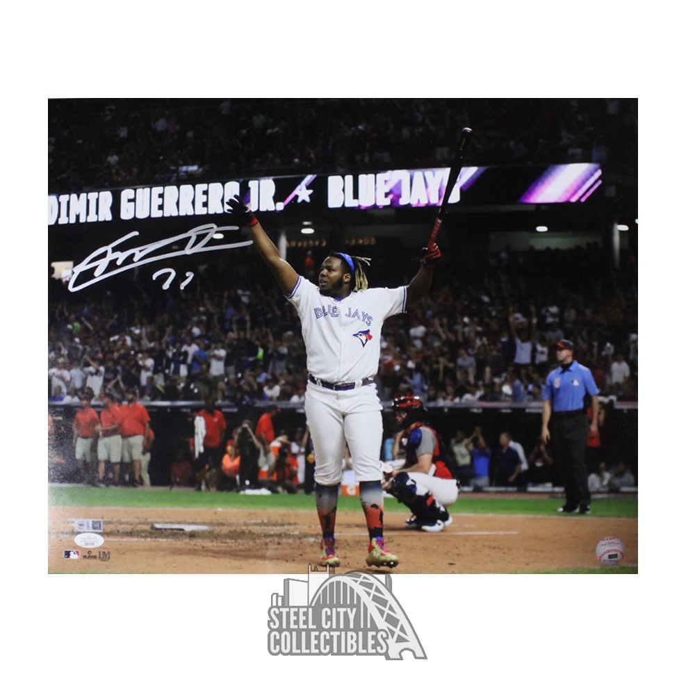 Vladimir Guerrero Jr Autographed Toronto Custom Light Blue Baseball Jersey  - JSA COA