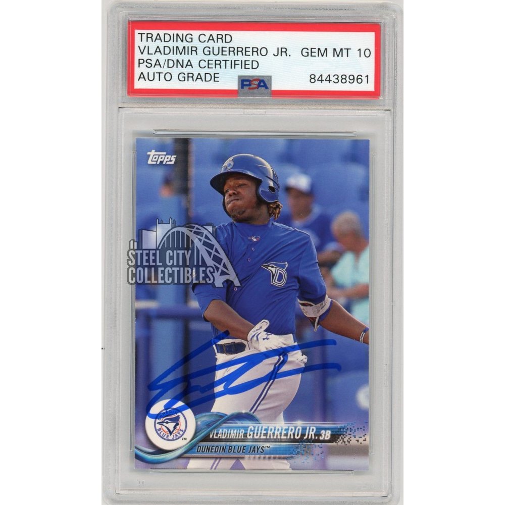 Vladimir Guerrero Jr 2018 Topps Pro Debut Autographed Card #20- PSA/DNA ...