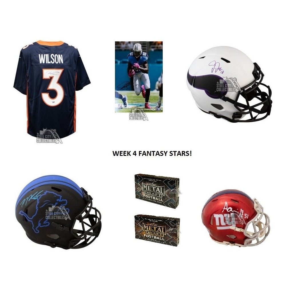 2022 Leaf Metal Draft Football Jumbo & Hobby Box + NFL WEEK 4