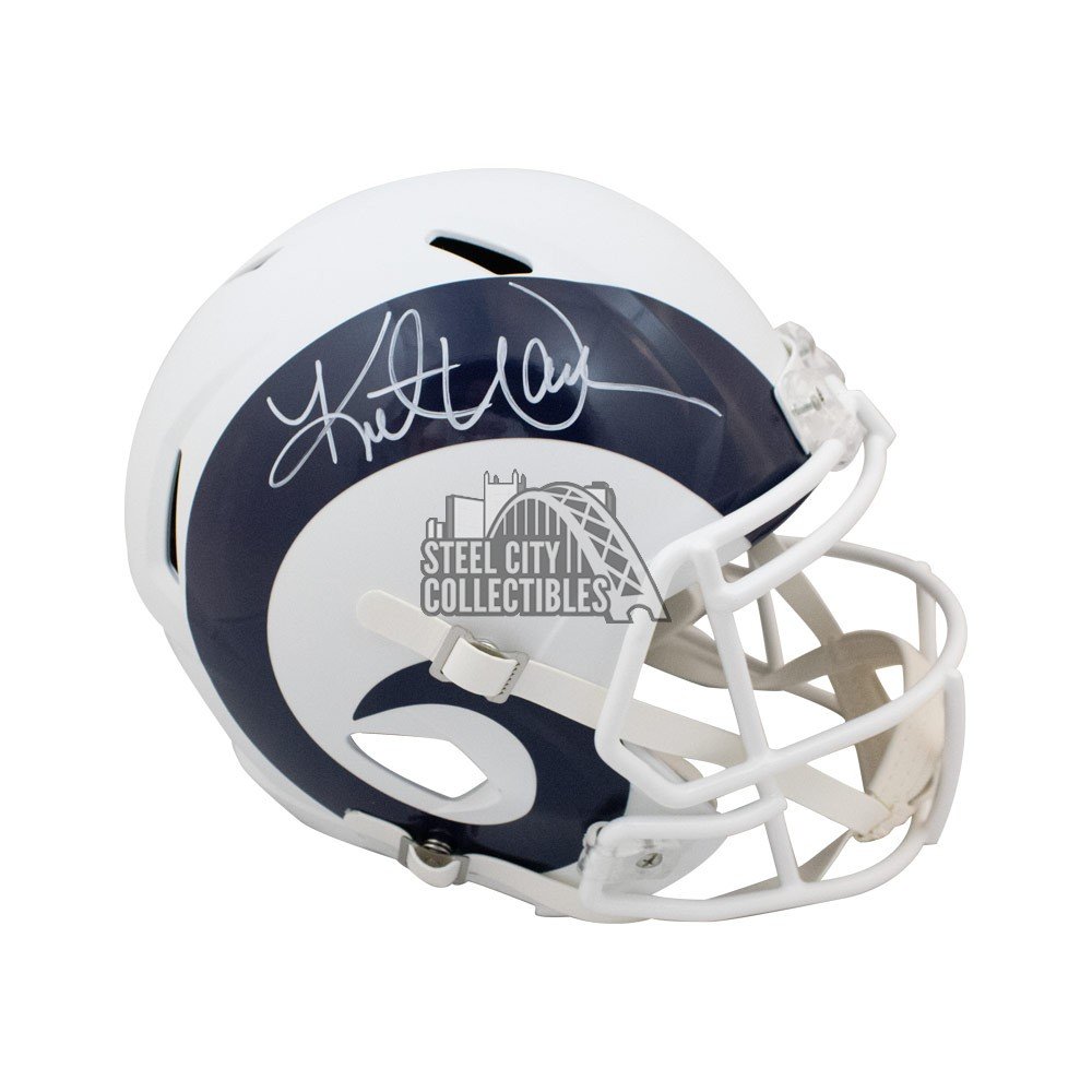 Kurt warner 2024 autographed helmet