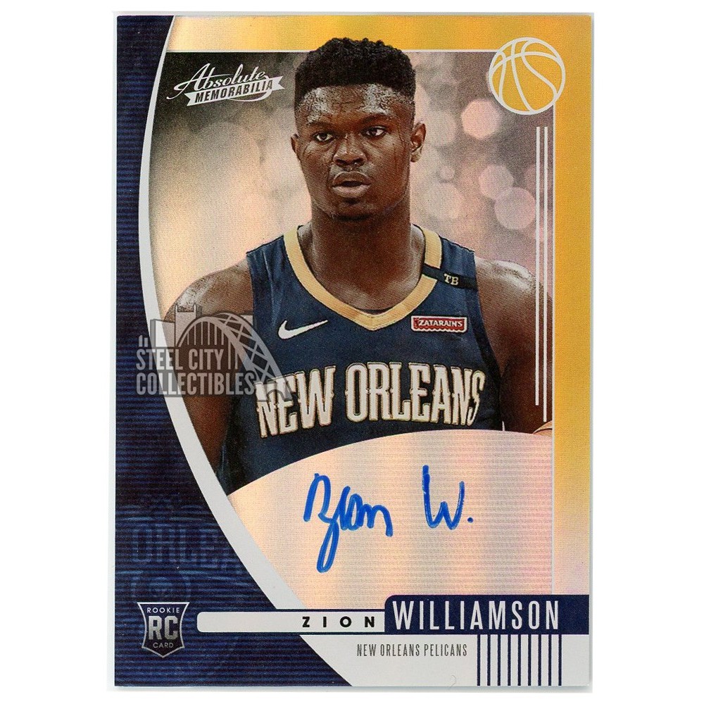 Zion Williamson 2019-20 Panini Absolute Rookie Autograph Card #RA